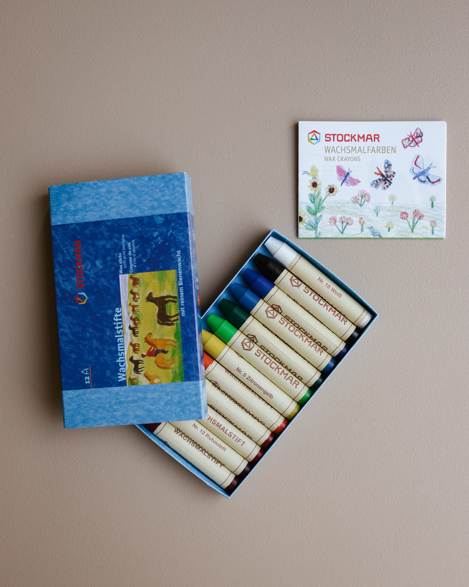 Stockmar bijenwas krijtstiftjes 12 stuks 85031200-12