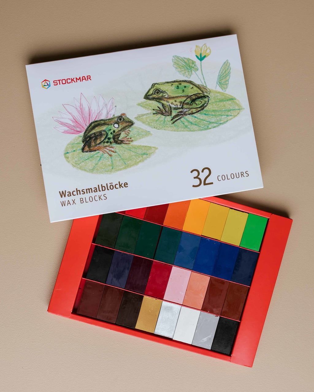 Stockmar bijenwasblokjes 32 stuks
