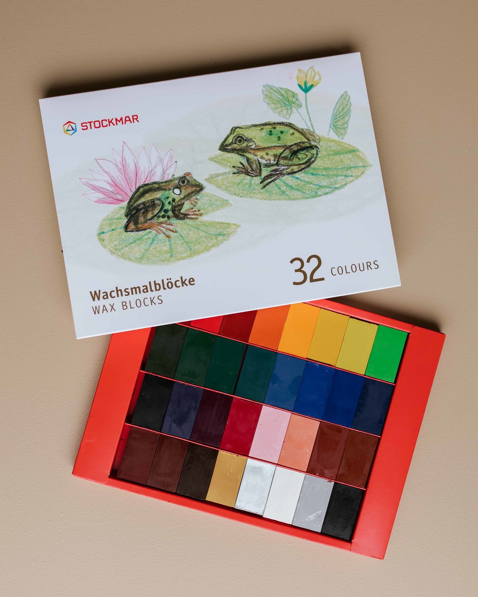 Stockmar bijenwasblokjes 32 stuks