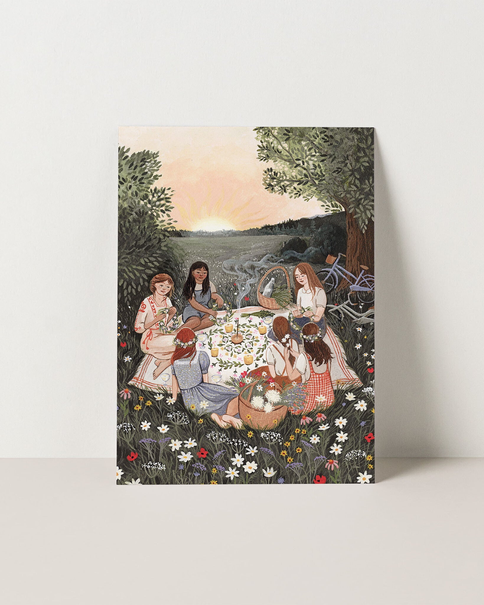 Summer Solstice postcard