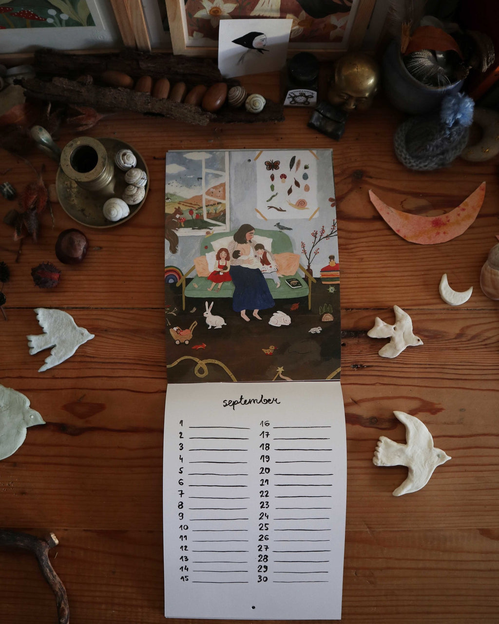 Tijana draws verjaardags kalender