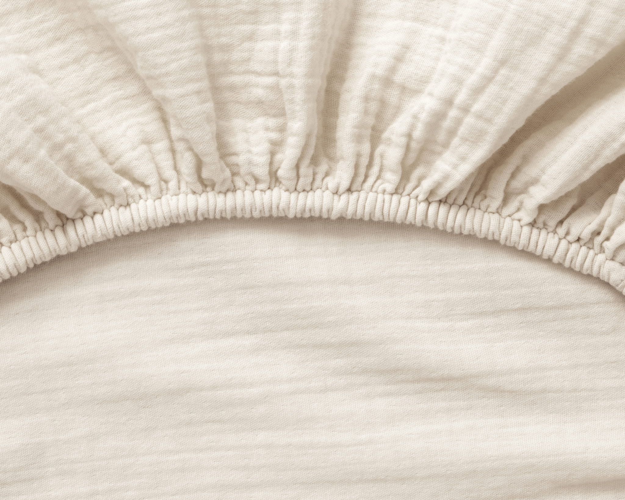Tweepersoons hoeslaken sand 2