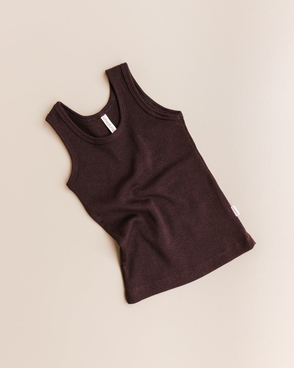 Unaduan sleevles shirt kladdkaka wool