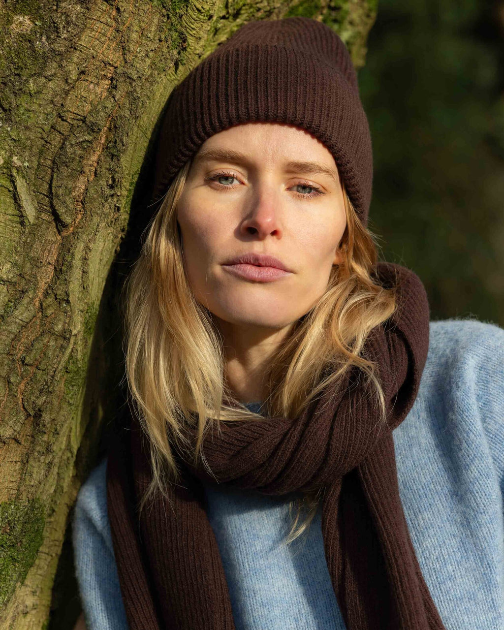 Unaduna - merino wollen beanie - kladdkaka -2