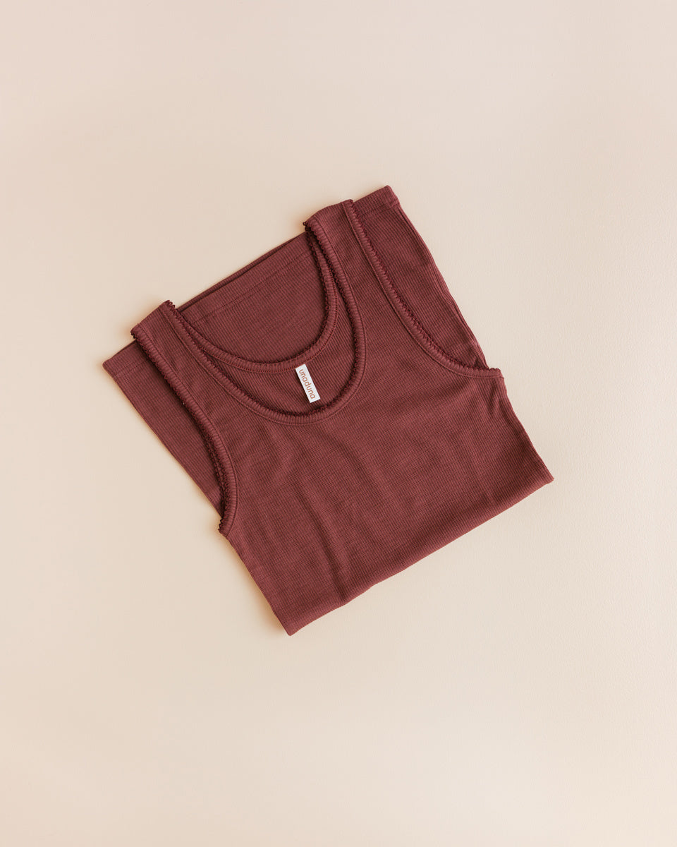 Unaduna dames top henna dune