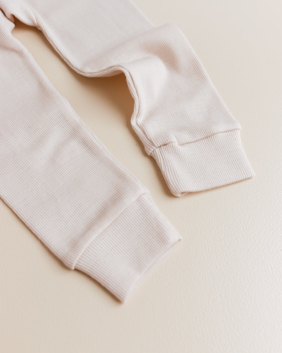 unaduna kinderlegging tiny rib wol mazarin creme kleurig