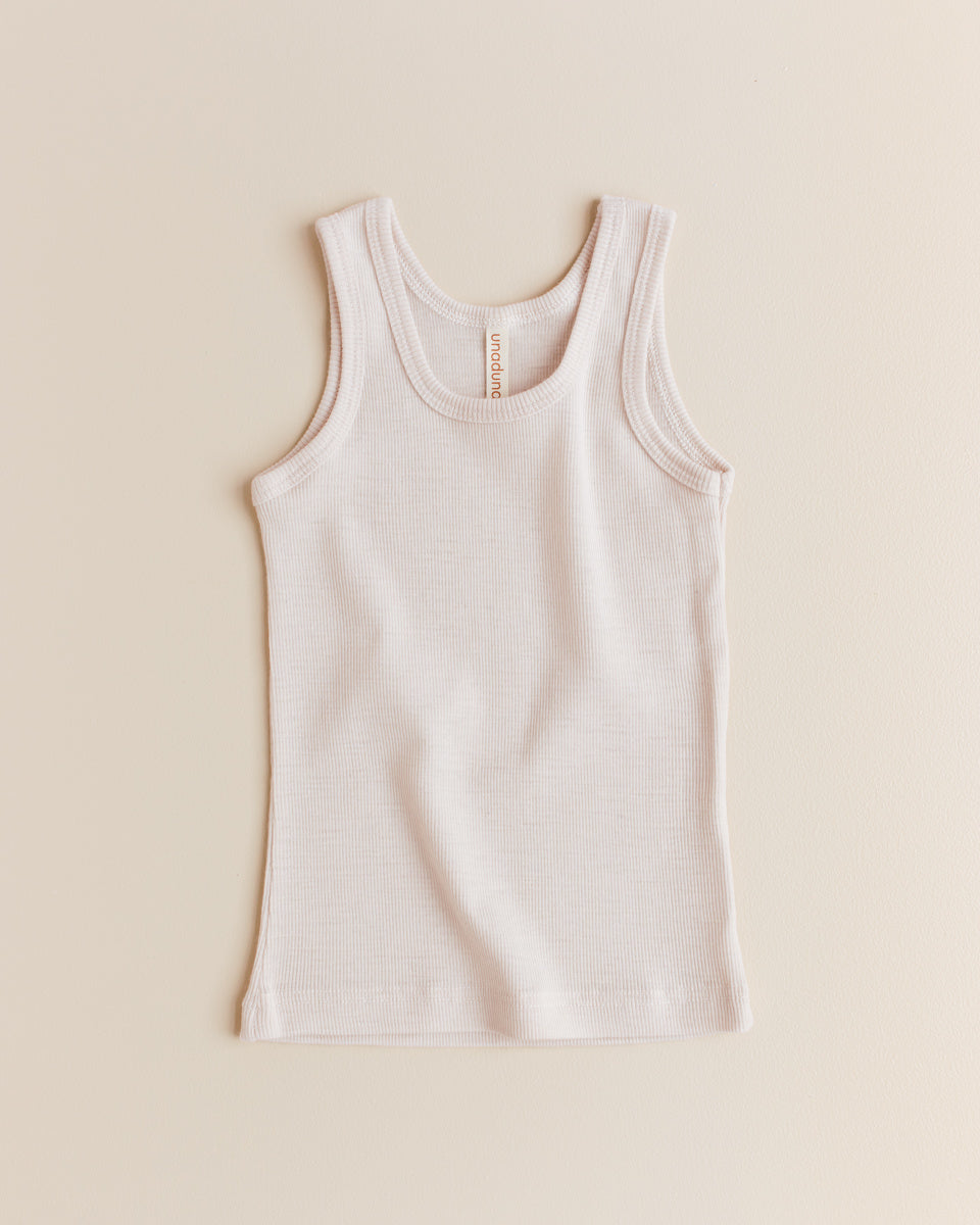 unaduna Wollen kinderhemd  tiny rib - mazarin
