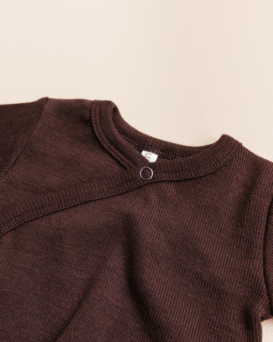 unaduna wrap aorund cardigan bronw kladdkaka