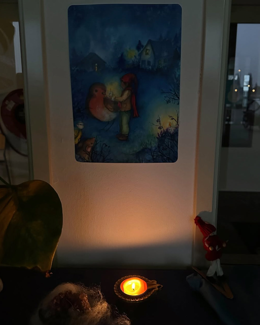 Vertelkaart - lichtjes van kabouter Toban -2
