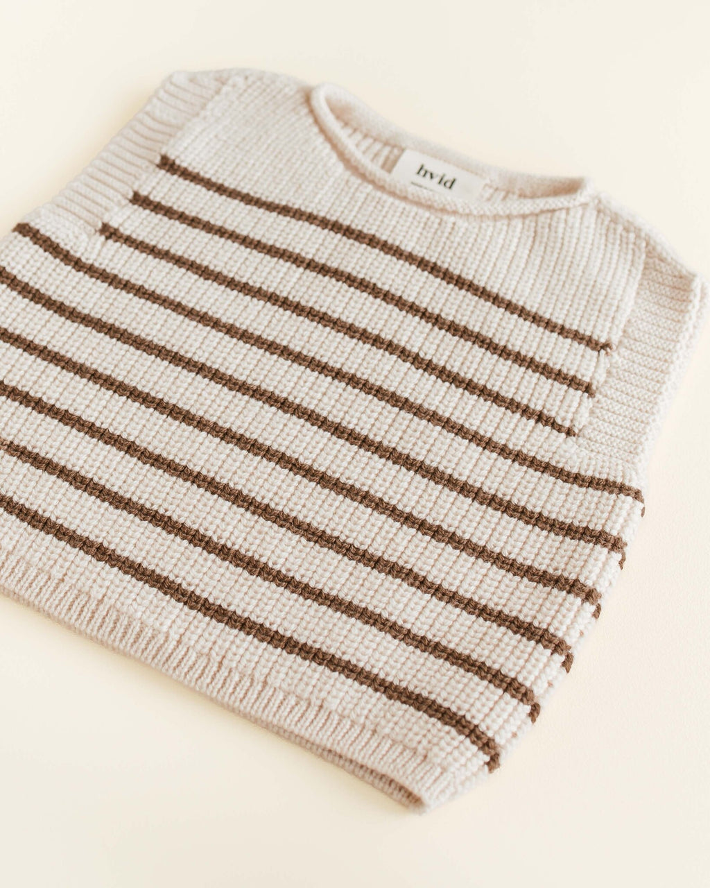 VEST HARVEY CREAM + MOCHA 3