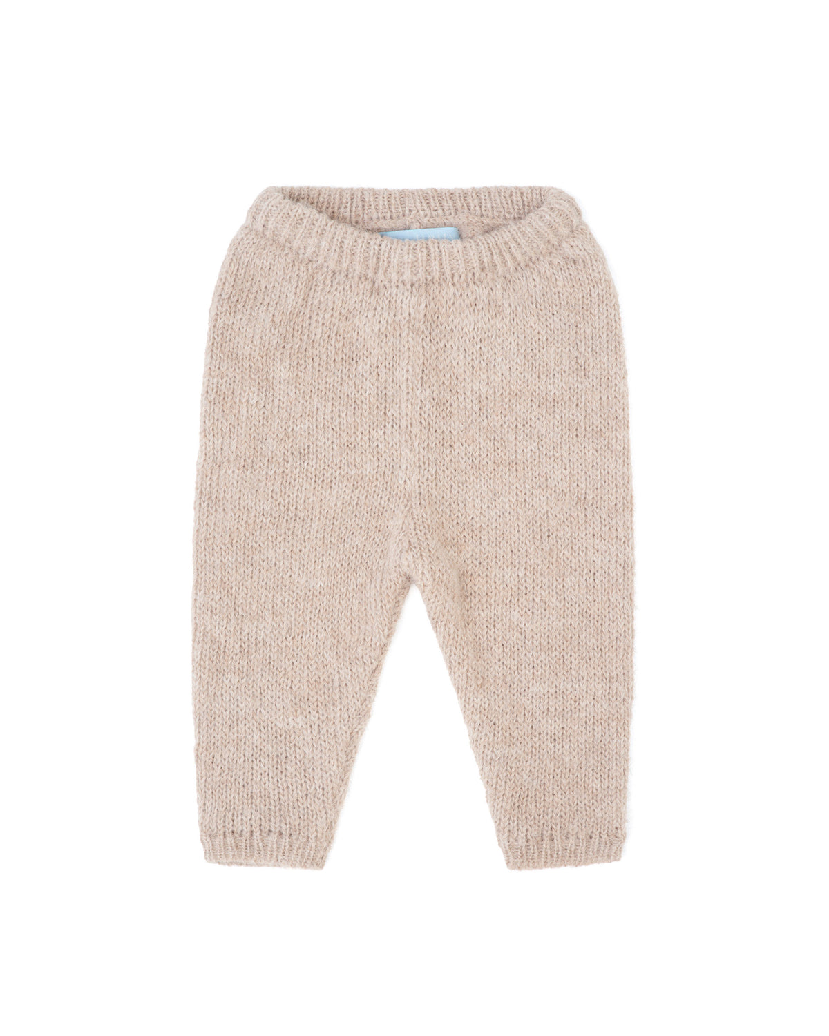 Baby broekje van alpaca - oat milk