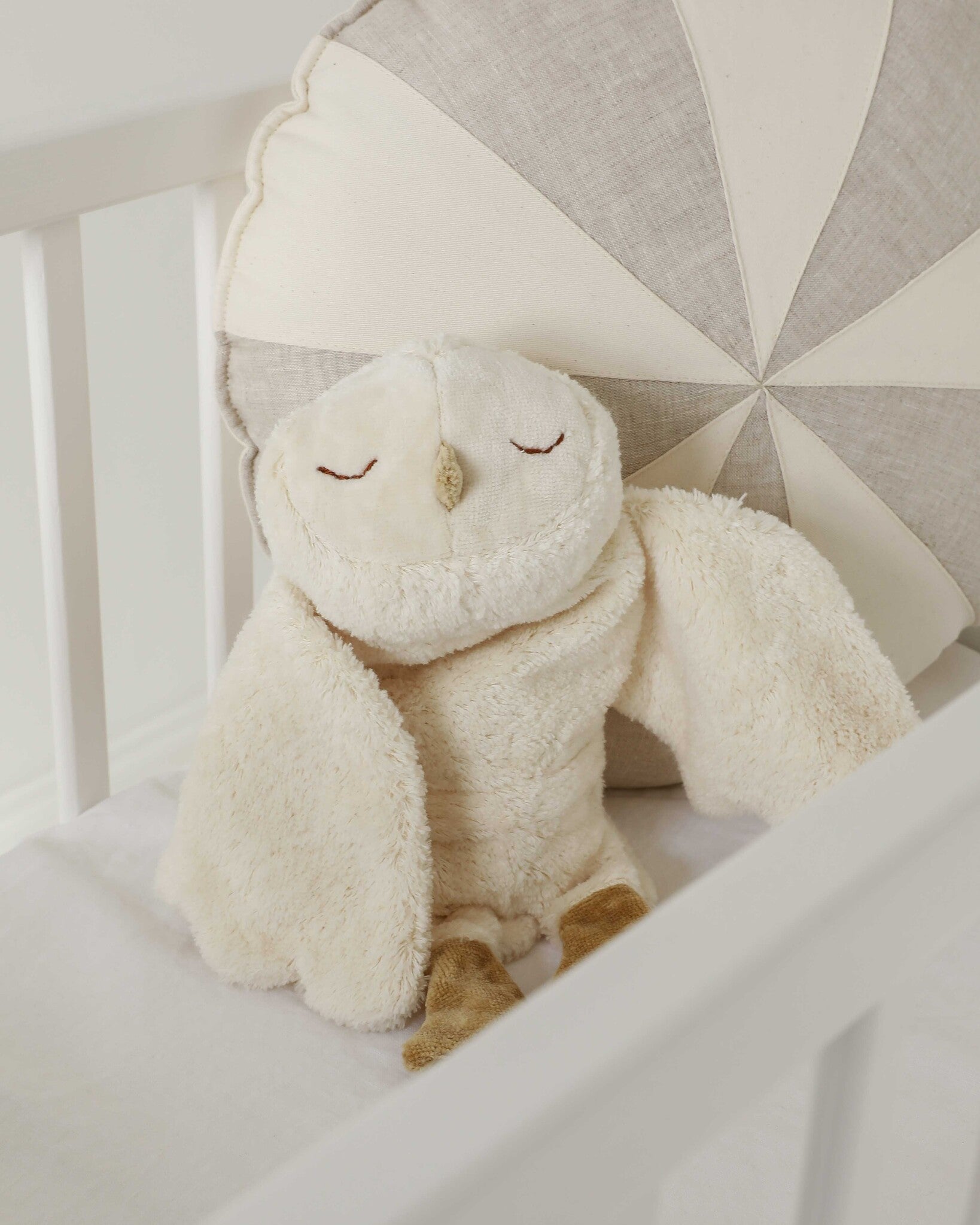 Warmte knuffel uil - klein