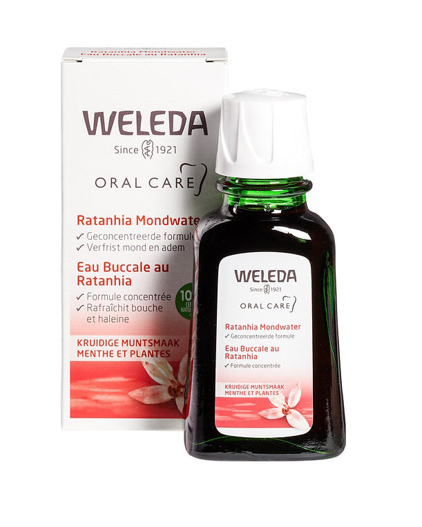 Weleda Ratanhia mondwater tegen spruw - 50 ml